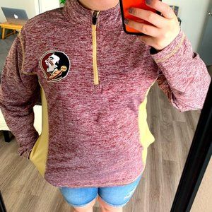 Florida FSU 1/4 Zip Jacket Size Medium